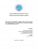 ANÁLISIS DE LA INEXPERIENCIA LABORAL COMO FACTOR QUE INCIDE EN EL DESEMPLEO DE LOS ESTUDIANTES DE LA ESPOL QUE CURSAN EL ÚLTIMO SEMESTRE EN LA FIEC