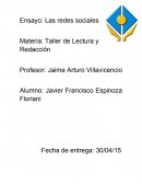 Ensayo de las redes sociales
