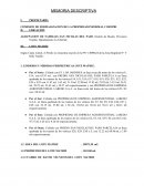 Memoria descriptiva