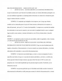 Informatica juridica DELITOS INFORMATICOS - AGRAVANTES ART. 269. Página 1