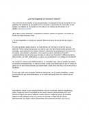 ¿Te has imaginado un mundo sin valores?