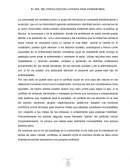 EL ROL DEL PSICOLOGO EN LA PSICOLOGIA COMUNITARIA