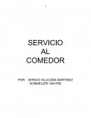 SERVICIO AL COMEDOR