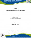 CONOCIMIENTO DE HARDWARE E INSTALACIÓN DE WINDOWS