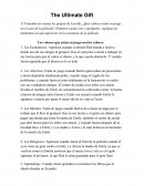 The ultimate Gift Los valores que están en juego son los valores