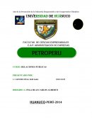 RELACIONES PUBLICAS. OBJETIVOS DE PETROPERU