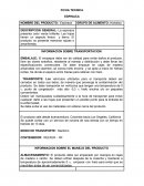 Ficha tecnica