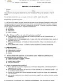 PRUEBA DE GEOGRAFÍA. Responde las siguientes preguntas