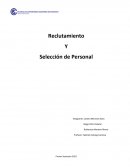 Reclutamiento Y Selección de Personal