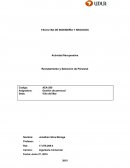 Actividad Reclutamiento y selección de personal