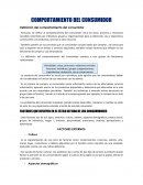 COMPORTAMIENTO DEL CONSUMIDOR Definición del comportamiento del consumidor