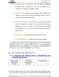 PROYECTO: BIO CARNES “NO SOMOS COMPETENCIA SOMOS PREFERENCIA”. Página 25