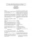 INFORME LABORATORIO 1 BIOSEGURIDAD, ESTERILIZACION Y MEDIOS DE CULTIVO