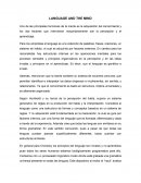 Languaje and the mind