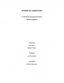 INFORME DE LABORATORIO Purificación del ácido benzoico