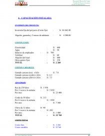 PROYECTO: BIO CARNES “NO SOMOS COMPETENCIA SOMOS PREFERENCIA”. Página 44