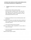 ﻿Entrevista para conocer los aspectos más sobresalientes de las áreas funcionales de la administración