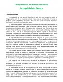 La legalidad del género (resumen)