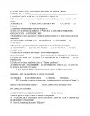 EXAMEN DE ESPAÑOL DE TELESECUNDARIA 1° BLOQUE I