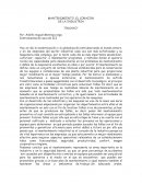 Ensayo mantenimiento y su desarrollo