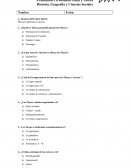 Evaluación Civilización Maya y Azteca