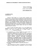 Otorgamiento y firma