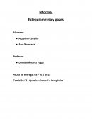 Estequiometria y Gases