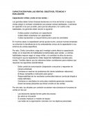 CAPACITACIÓN PARA LAS VENTAS: OBJETIVOS, TÉCNICAS Y EVALUACIÓN