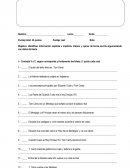 EVALUACIÓN DE LECTURA “EL PRINCIPE Y EL MENDIGO” s/r
