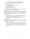 Aplicación de la poliganación en la Ingeniería Civil