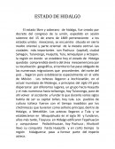 HISTORIA DEL ESTADO DE HIDALGO