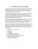 LA VIOLENCIA EN EL NOVIAZGO