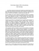 Como hacer amigos e influir en las personas