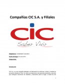 Compañías CIC S.A. y Filiales
