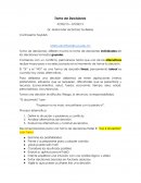 Toma de decisiones