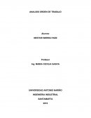 ANALISIS ORDEN DE TRABAJO