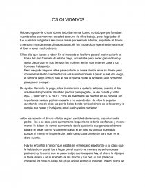 LOS OLVIDADOS. Página 1