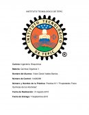 Practica N°1 “Propiedades Físico Químicas de los Alcoholes”