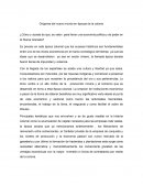 Orígenes del nuevo mundo en épocas de la colonia