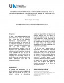 DETERMINACIÓN TEMPERATURA PUNTO DE EBULLICIÓN DEL AGUA A PRESIÓN ATMOSFÉRICA, PRESIÓN REDUCIDA, BOMBA DE VACÍO; MÉTODO DEL CAPILAR