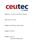 Trabajo: Tarea No.2 Ejercicios de aplicación