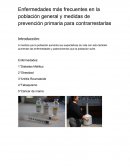 Enfermedades más frecuentes en la población general y medidas de prevención primaria para contrarrestarlas