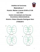 Análisis de funciones Matemáticas 1
