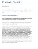 El Método Científico. ¿ Que Es El Método Científico ?