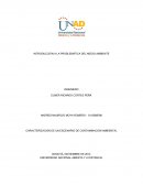 Caracterización de un escenario de contaminación ambiental