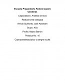 Práctica de heces fecales