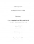 ESTUDIO DE LAS NORMAS INTERNACIONALES DE INFORMACIÓN FINANCIERA APLICADAS A LAS CUENTAS DE ACTIVO