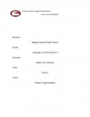 Lenguaje y Comunicación II