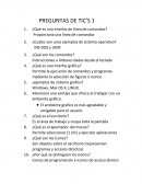 PREGUNTAS DE TIC’S 1