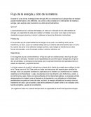 Flujo de la energía y ciclo de la materia